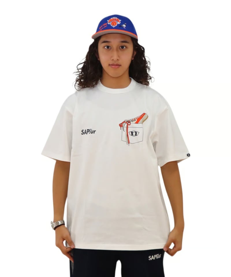 A0026-044】□NORTHWAVE×SAPEUR POCKET□S/S TEE□オレン