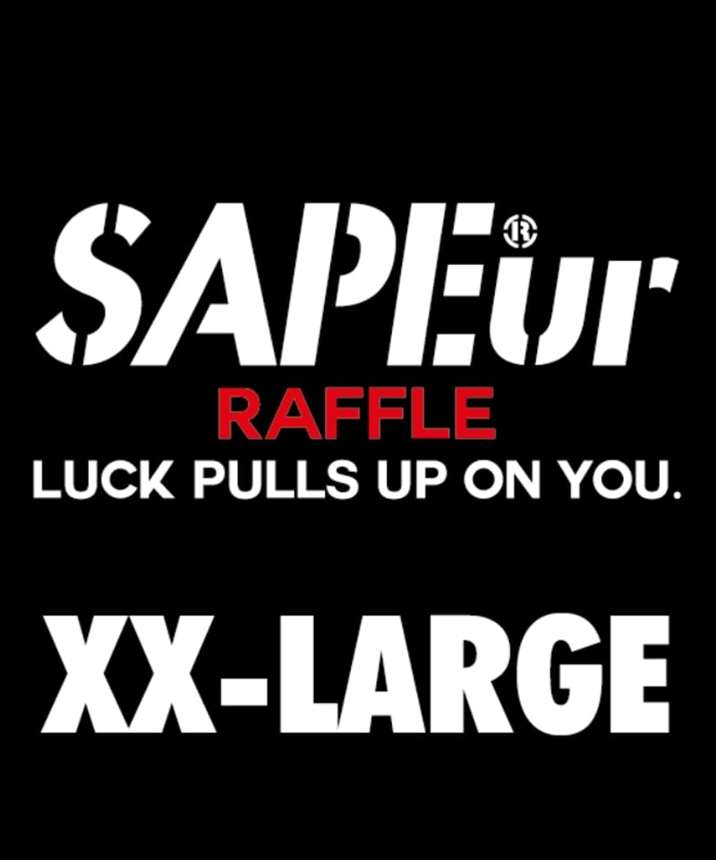 SAPEur RAFFLE 2026 サプール 福袋 XXL XX-LARGE】SAPEurRAFFLE 2026