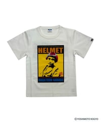 【A0026-144】■KIDS■HELMET 2■S/S TEE■ホワイト