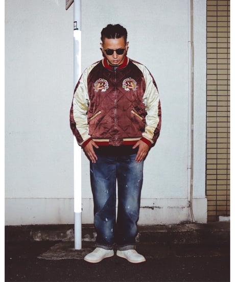 【A0025-317】■SNVG■REVERSIBLE SOUVENIR JACKET 2025■ブルー/ブラウン