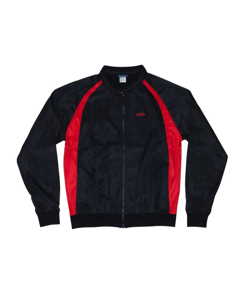 A0026-003】□TRACK TOP□トラックジャケット□ブラック/レッド | SAPEur
