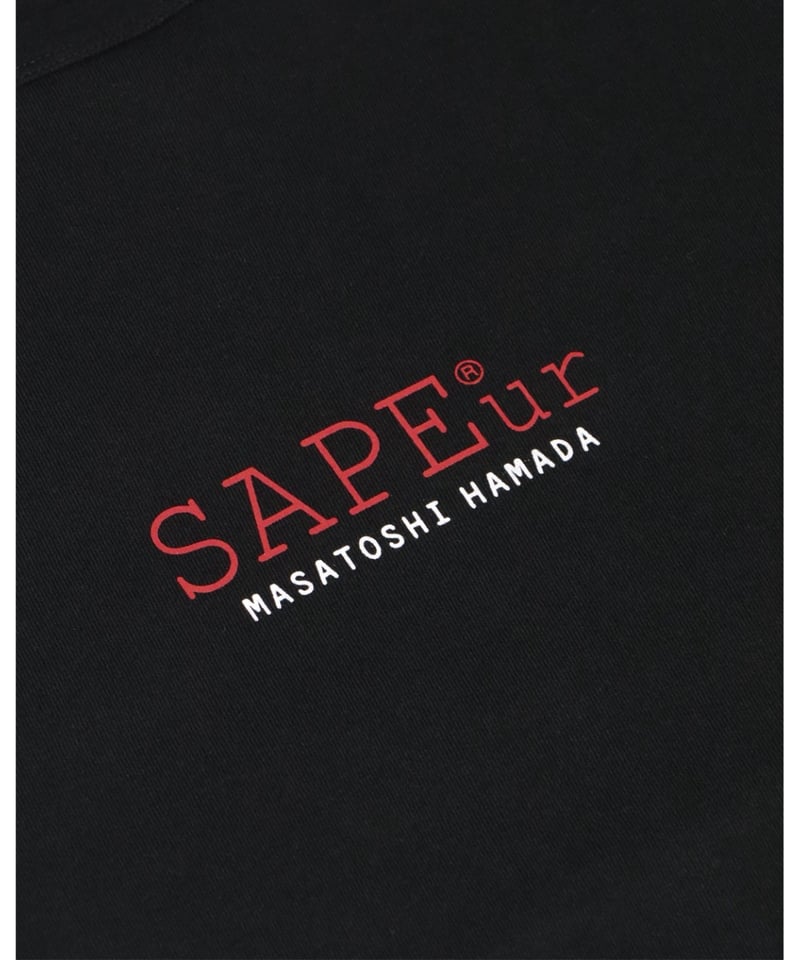 SAPEur LEGEND SMILE HEAD S/S TEE ブラックXXL SAPEur LEGEND SMILE