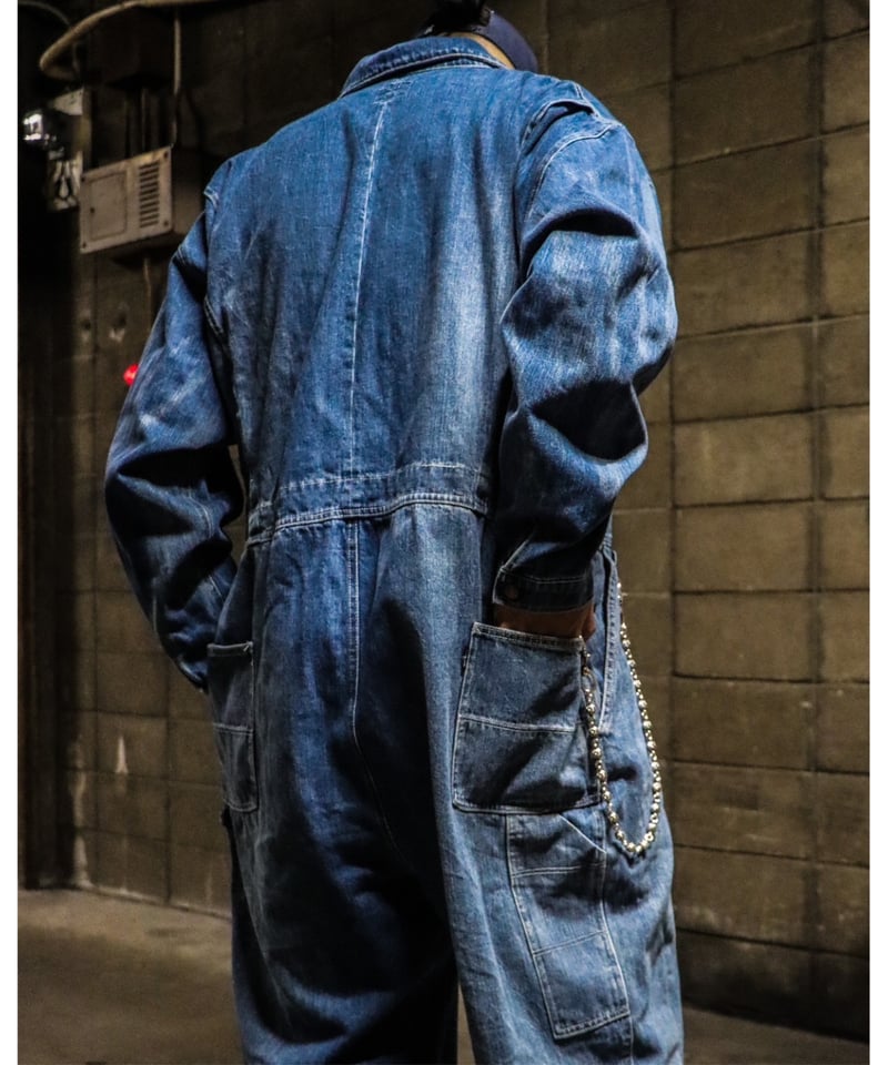 Sapeur デニムオーバーオール XL SAPEur デニムワークウェアXLサイズ Sapeur デニムオーバーオール XL