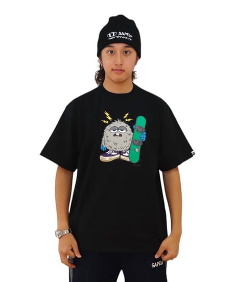 【A0026-055】■NORTHWAVE×SAPEUR MONSTER■S/S TEE■パープル/ブラック