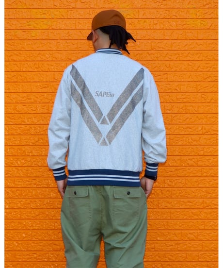 【A0025-391】■HENRY CREW NECK■杢グレー