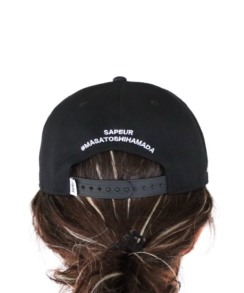 A0025-075】□ H logo&1995 CAP□スナップバックCAP□ブラック A0025-075】□ H logo&1995 CAP□スナップバックCAP□ブラック