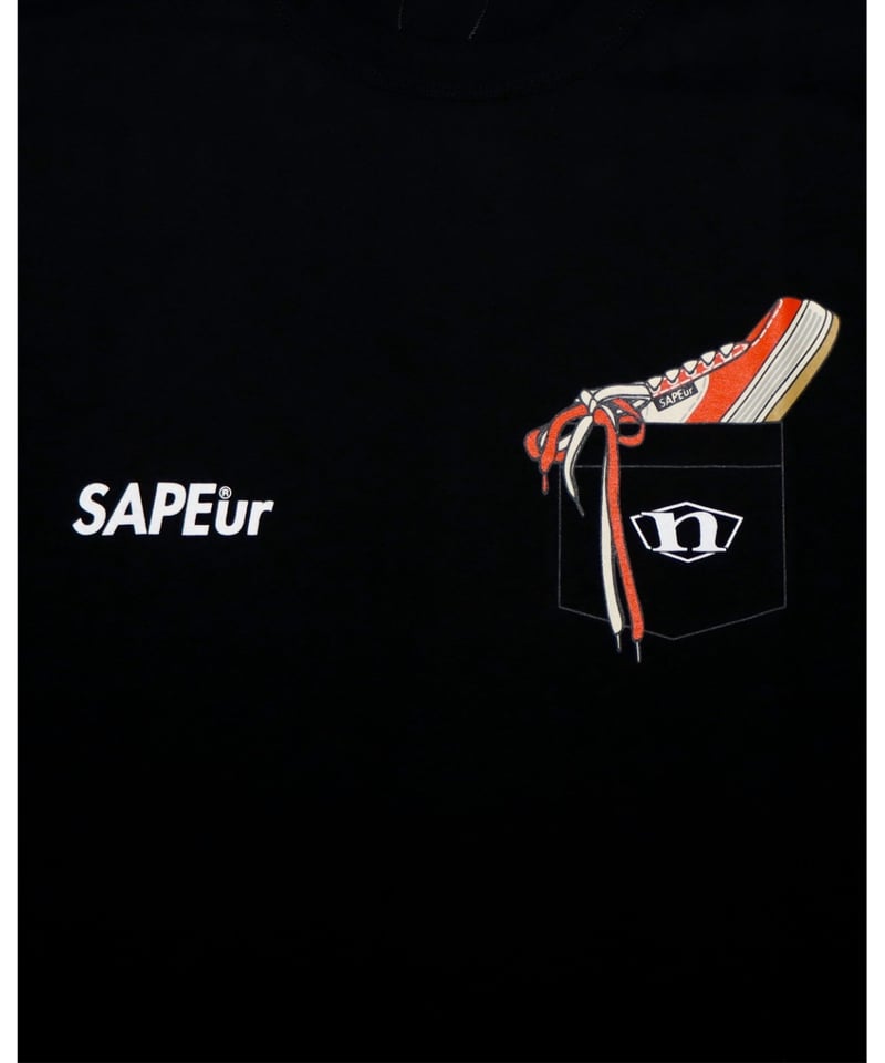 A0026-045】□NORTHWAVE×SAPEUR POCKET□S/S TEE□オレン