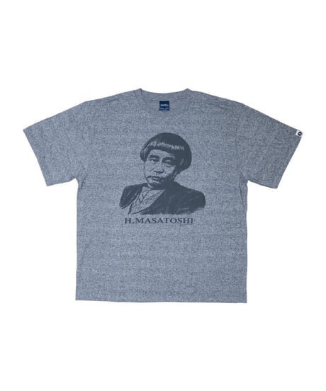 【A0026-129】■偉人 H.MASATOSHI■S/S TEE■グレー