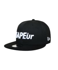 【A0025-329】■NEW ERA×SAPEur■スナップバックCAP■ブラック