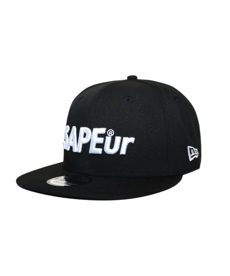 A0025-329】□NEW ERA×SAPEur□スナップバックCAP□ブラック | SA