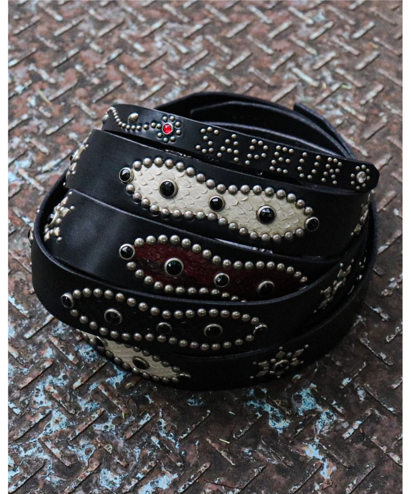 A0024-103】SAPEur×HTC□NEW PEANUT BELT□ベルト□ブラック