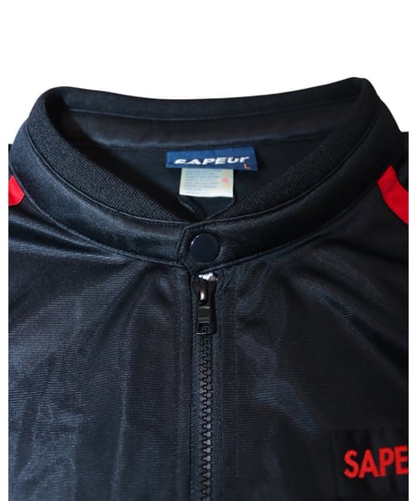 【A0026-003】■TRACK TOP■トラックジャケット■ブラック/レッド