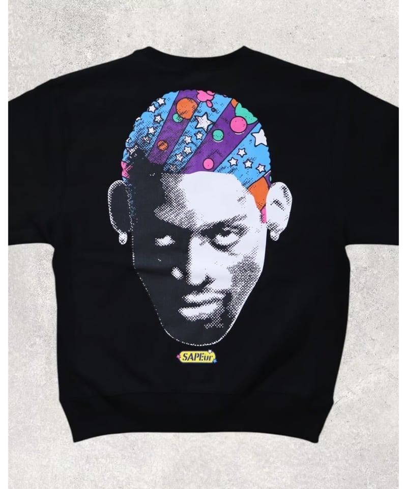 A0024-515】□70s POP HEAD□CREW NECK□ブラック | SAPEur A0024-515】□70s POP HEAD□CREW NECK□ブラック | SAPEur