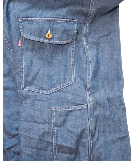 【A0026-002】大戦モデル■WT-DENIM COVERALL■インディゴ