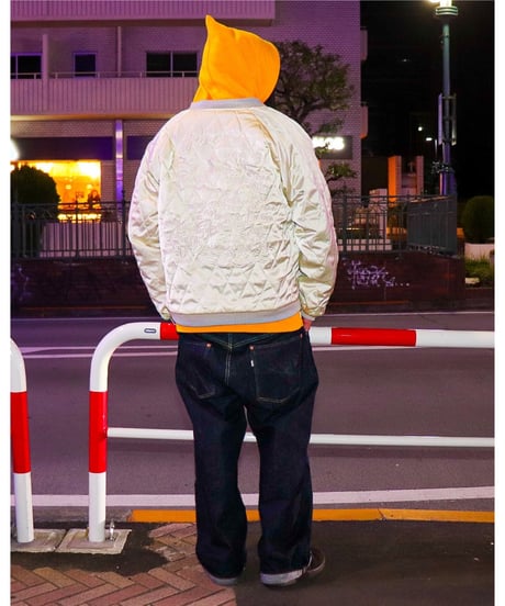【A0025-319】■SOUVENIR JACKET■SKELETON■ブラック&ホワイト