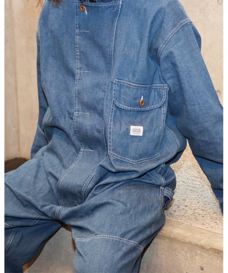 【A0026-002】大戦モデル■WT-DENIM COVERALL■インディゴ