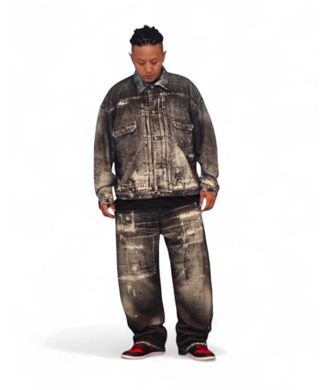 【A0025-229】■Lot.5550XX SWEAT PANTS■ブラック