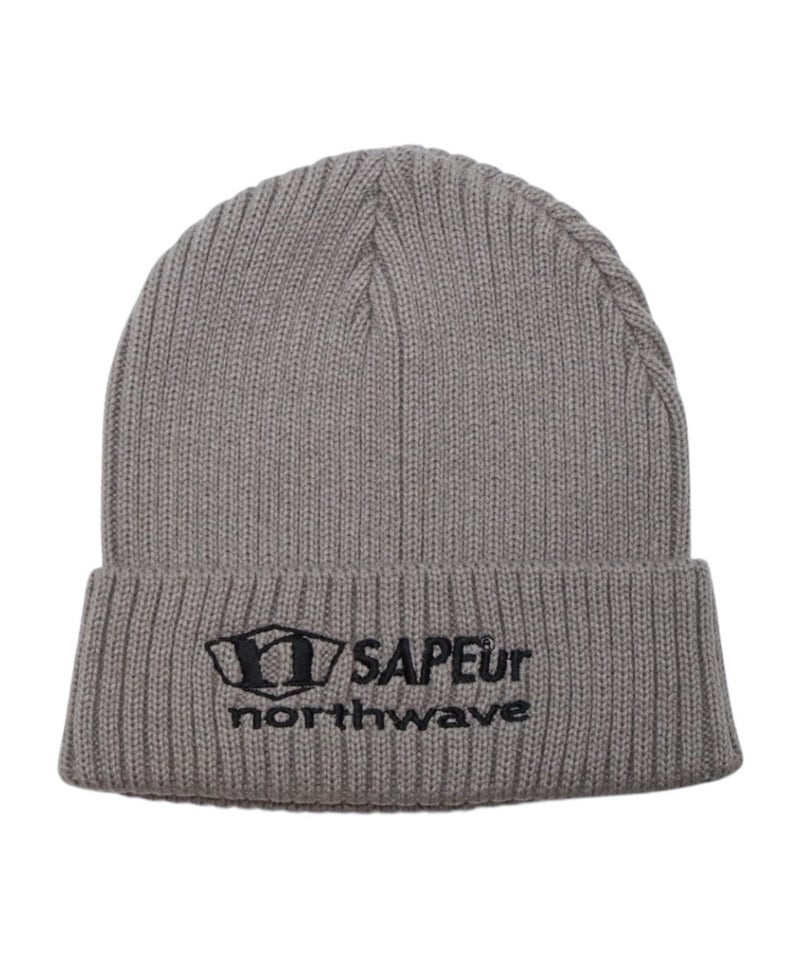 A0026-170】NORTHWAVE×SAPEUR KNIT CAP□グレー | SAPEur