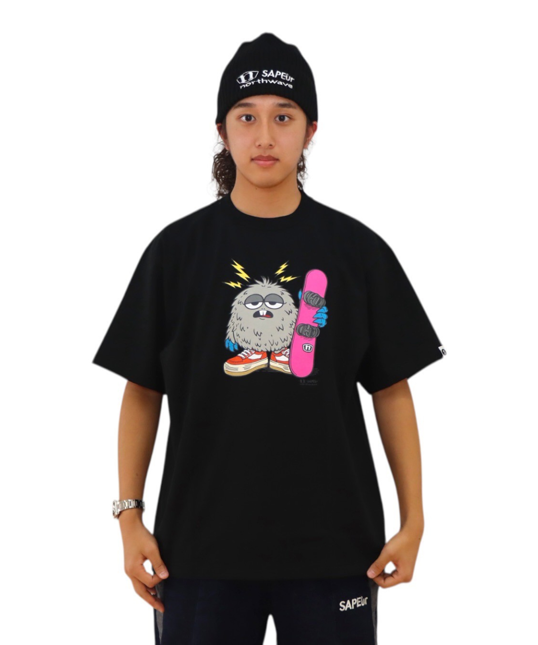 佐*大様 MONSTER N-PULSE A0026-051】□NORTHWAVE×SAPEUR MONSTER□S/S TEE□オレ