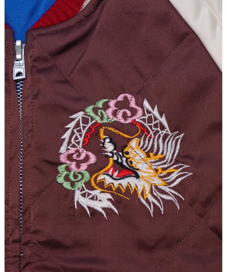 【A0025-318】KIDS■SNVG■REVERSIBLE SOUVENIR JACKET 2025■ブルー/ブラウン