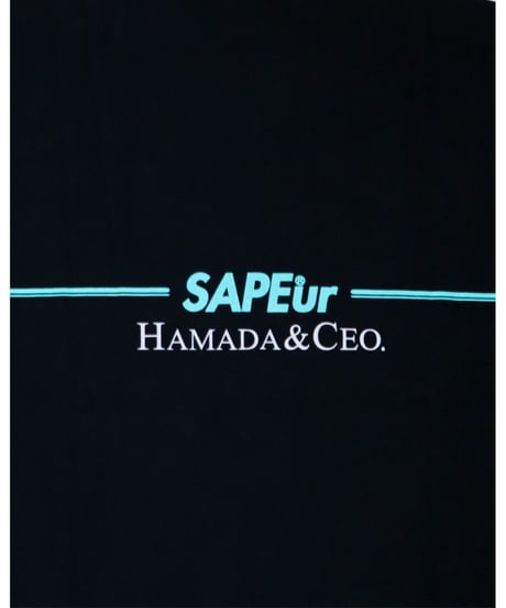 【A0026-124】■HAMADA＆CEO■S/S TEE■ブラック