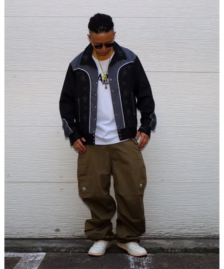 【A0025-345】■WESTERN BOLEROSHIRT■ブラック