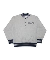 【A0025-391】■HENRY CREW NECK■杢グレー