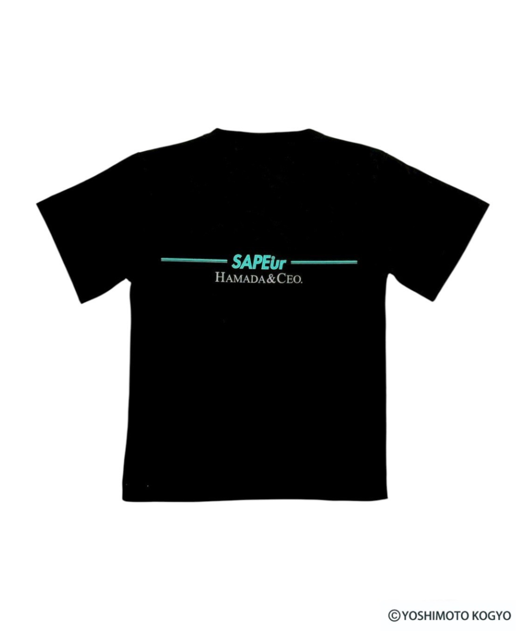 SAPEur HAMADA＆CEO S/S TEEブラックXLサイズ 【公式通販】