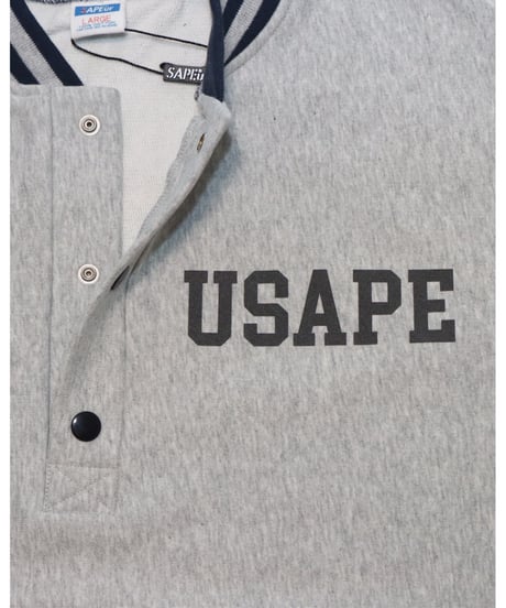 【A0025-391】■HENRY CREW NECK■杢グレー