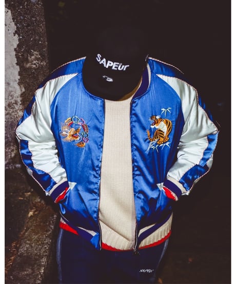【A0025-317】■SNVG■REVERSIBLE SOUVENIR JACKET 2025■ブルー/ブラウン