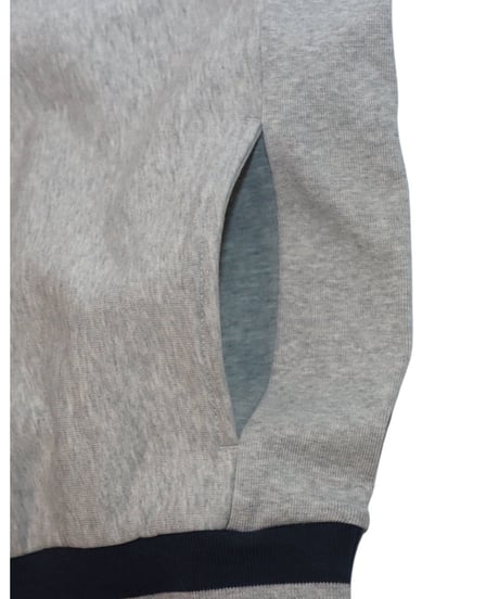【A0025-391】■HENRY CREW NECK■杢グレー