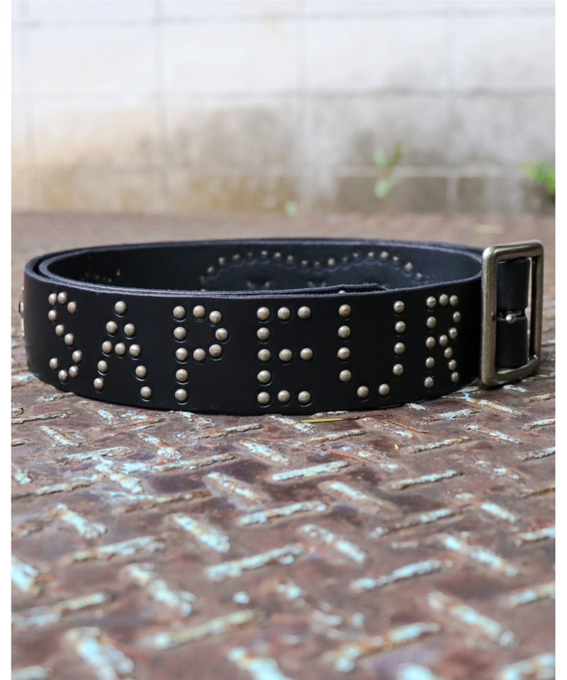 A0024-103】SAPEur×HTC□NEW PEANUT BELT□ベルト□ブラック