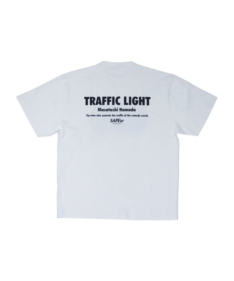 A0026-119】□TRAFFIC LIGHT□S/S TEE□ホワイト | SAPEur