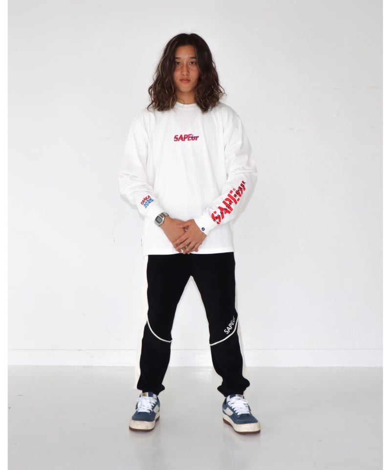 SAPEur 浜田雅功【BLUE HEAD HAMADA】 L/S TEE