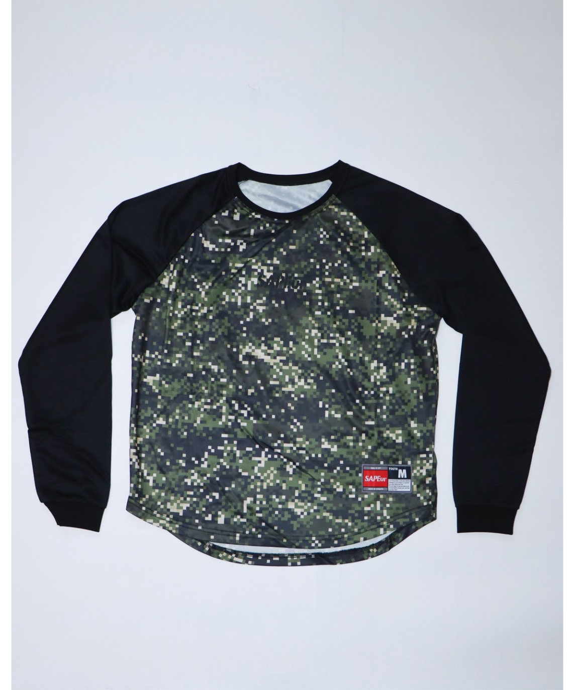 A0025-029】□YOUTH□BASIC RAGLAN□L/S TEE□デジカモ | S