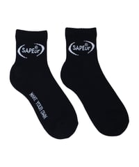 【A0026-176】■OVAL LOGO■SOCKS■ブラック