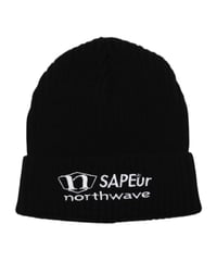 【A0026-171】NORTHWAVE×SAPEUR KNIT CAP■ブラック