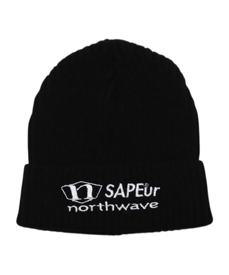【A0026-171】NORTHWAVE×SAPEUR KNIT CAP■ブラック