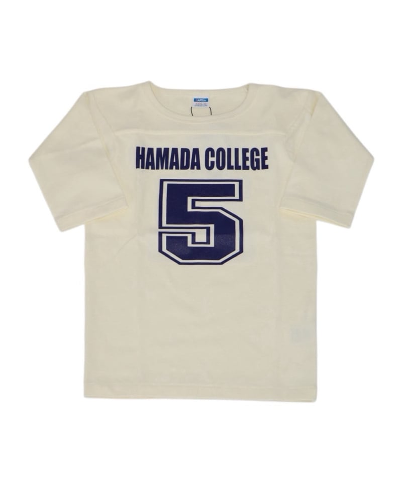 A0025-294】□KIDS□HAMADA COLLEGE FOOTBALL TEE□3/