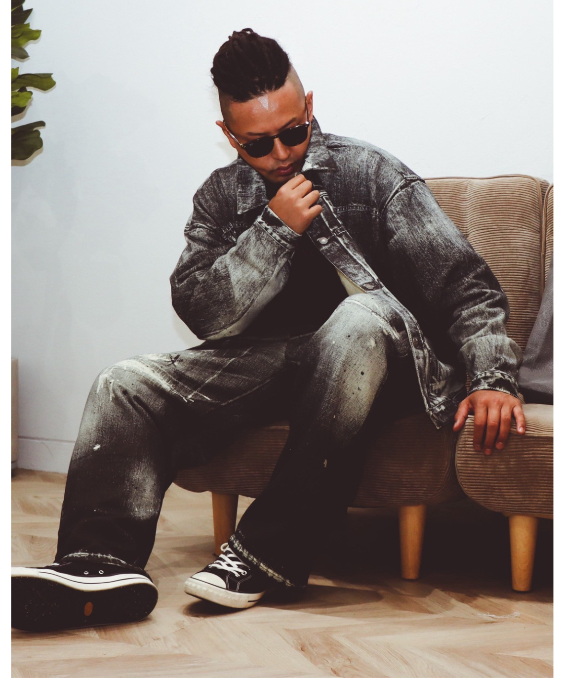 A0025-229】□Lot.5550XX SWEAT PANTS□ブラック | SAPEur