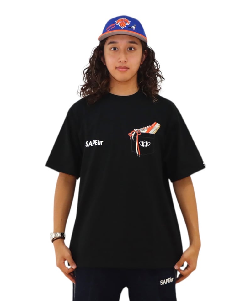 A0026-045】□NORTHWAVE×SAPEUR POCKET□S/S TEE□オレン