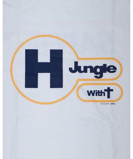 【A0026-158】■Hjungle withT■S/S TEE■ホワイト
