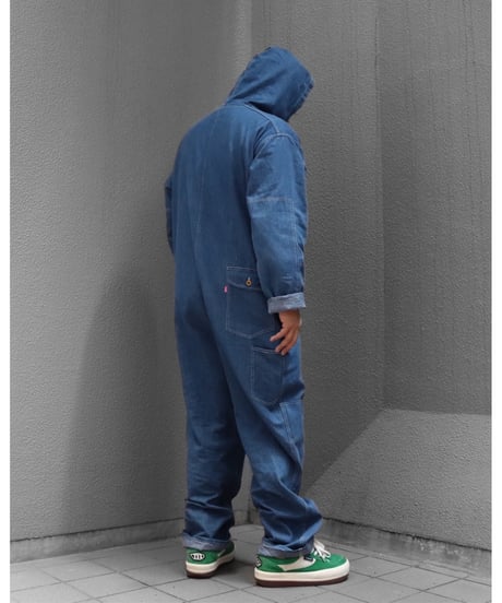 【A0026-002】大戦モデル■WT-DENIM COVERALL■インディゴ