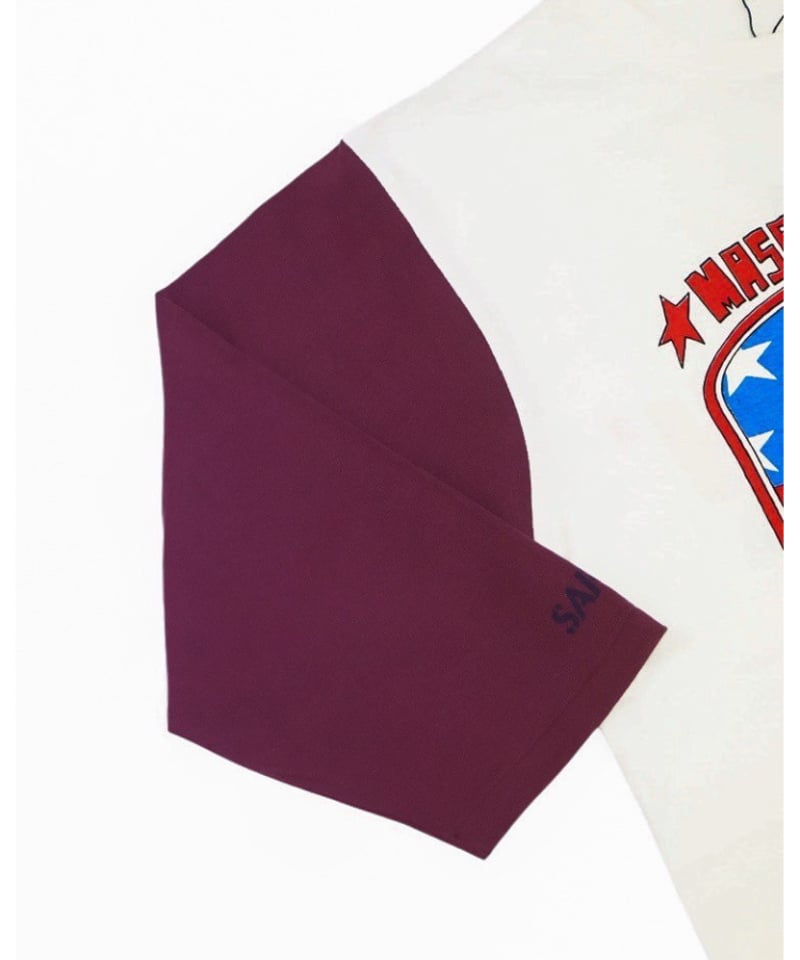 A0025-088】□HAMADA FOR PRESIDENT□3/4 SLEEVE□ホワイ A0025-088】□HAMADA FOR PRESIDENT□3/4 SLEEVE□ホワイ
