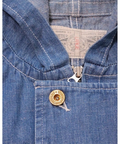 【A0026-002】大戦モデル■WT-DENIM COVERALL■インディゴ
