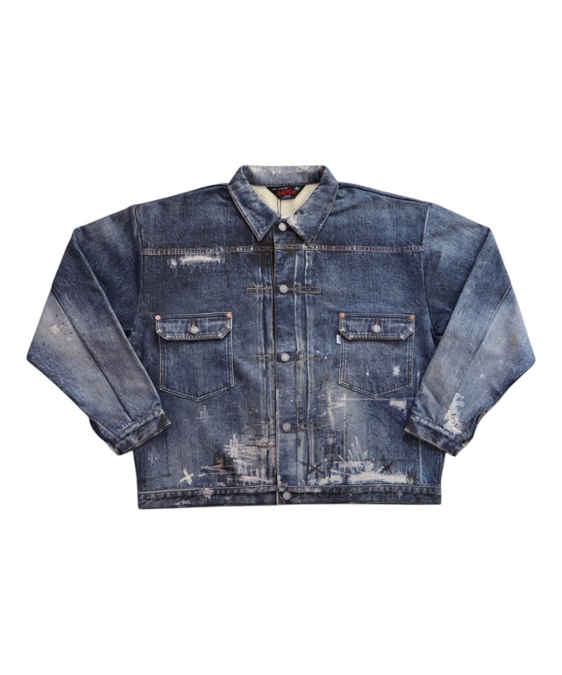 トップス crew  SAPEur Lot.5067XX SWEAT JACKET A0025-002】□Lot.5067XX SWEAT JACKET□インディゴ | SAPEur