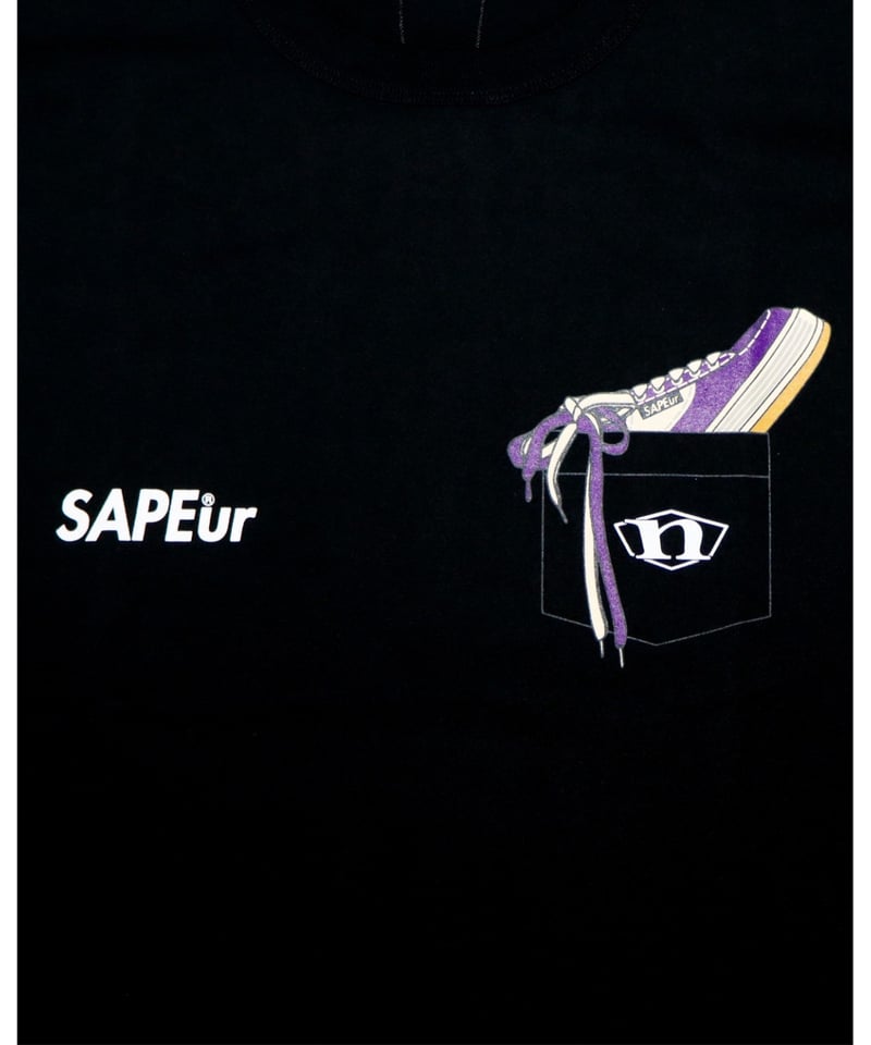 A0026-049】□NORTHWAVE×SAPEUR POCKET□S/S TEE□パープ