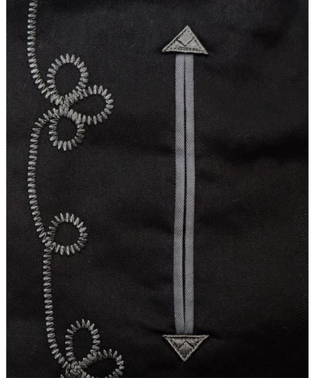【A0025-345】■WESTERN BOLEROSHIRT■ブラック