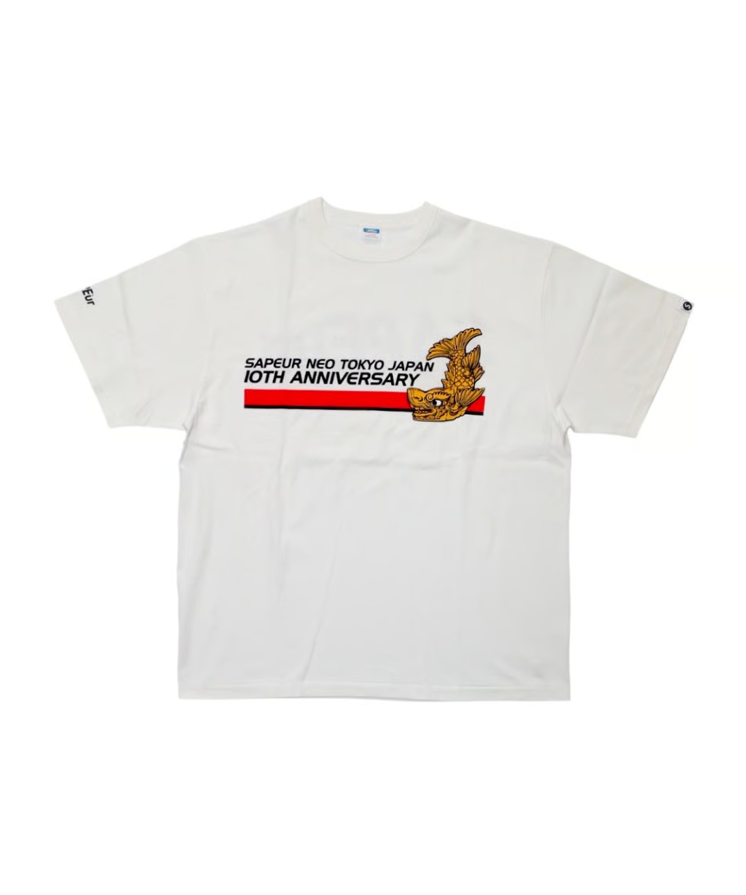 A0025-165】□10th ANNIVERSARY TEE□S/S TEE□ホワイト |