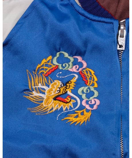 【A0025-318】KIDS■SNVG■REVERSIBLE SOUVENIR JACKET 2025■ブルー/ブラウン